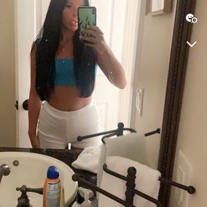 Princess Polly knitted blue shirt